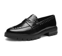 ARA Femme Cambridge Mocassin, Noir, 37 EU Étroit