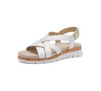 ARA Femme Cambridge Sandale, Blanc Naturel, 39 EU