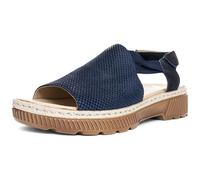 ARA Femme Capri Sandale, Bleu, 38 EU