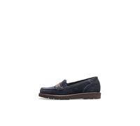 ARA Femme Dallas Mocassin, Bleu, 42 EU Large