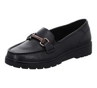 ARA Femme Dallas Mocassin, Noir, 39 EU Large