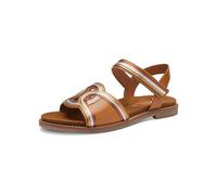 ARA Femme Elba Sandale, Cognac Whisky Silver Bronce, 43 EU