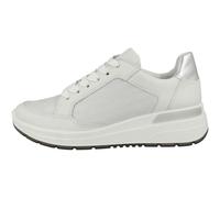 Ara Femme Garda Basket, Nebbia Blanc/argenté, 37.5 EU Large