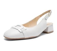 ARA Femme Graz Escarpins, Blanc, 38.5 EU Large