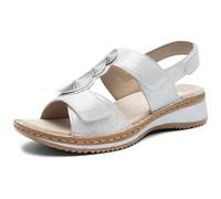 ARA Femme Hawaï Sandale, Blanc, 37 EU