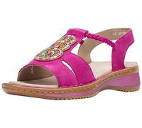 ARA Femme Hawaï Sandale, Rose, 39.5 EU
