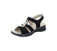 ARA Femme Hawaï Sandales, Noir, 36 EU