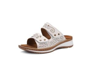 Ara Femme Hawaii Ballerines, Blanc, 41 EU