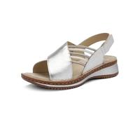 ARA Femme Hawaii Sandale, Blanc/argenté, 37 EU
