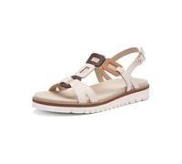 ARA Femme Kent Sandale, Crème Mousse Mocca, 38 EU