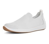 ARA Femme Lissabon Mocassin, Blanc, 36.5 EU