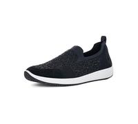ARA Femme Lissabon Mocassin, Noir, 37 EU