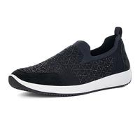 ARA Femme Lissabon Mocassin, Noir, 38.5 EU