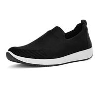 ARA Femme Lissabon Mocassin, Noir, 39 EU