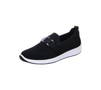 ARA Femme Lissabon Mocassin, Noir, 42 EU