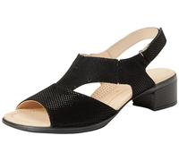 ARA Femme Lugano Sandale à Talon, Noir, 40 EU Large