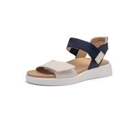 ARA Femme Madeira Sandale, Bleu crème, Platine, 43 EU Large