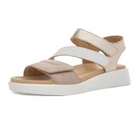 ARA Femme Madeira Sandale, Sable, Blanc, Platine, 35 EU Large