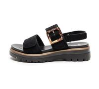 ARA Femme Malaga Sandale, Noir, 38 EU