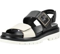 ARA Femme Malaga Sandale, Noir crème, 39 EU