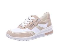 ARA Femme Naples Basket, Sable Platine Blanc 12 18414 06, 37.5 EU