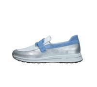 ARA Femme Osaka Mocassin, Argent Blanc Azzuro, 40 EU Large
