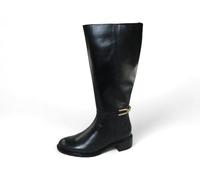 ARA Femme Parker Botte mi-Mollet, Noir, 42 EU