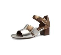 ARA Femme Riva Sandale, Platine Silver Whisky, 37.5 EU Large