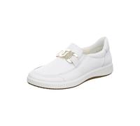 ARA Femme Roma Mocassin, Blanc 12 23911 04, 37.5 EU Large
