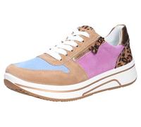 ARA Femme Sapporo Basket, Biscuit Azzuro Whisky Naturel orchidée, 37.5 EU Large