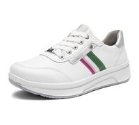 ARA Femme Sapporo Basket, Blanc/argenté, 36.5 EU Large