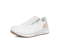 Ara – Baskets Sapporo Femme – Blanc Limoncello Shell Silver – 37,5 EU Large