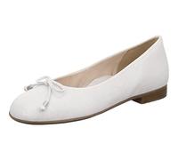 ARA Femme Sardaigne Ballerines, Blanc cassé, 42.5 EU