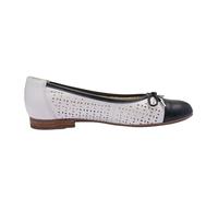 Ara Femme Sardinia Ballerines, Noir/Blanc, 39 EU
