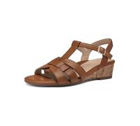 ARA Femme Sirmione Sandale, Orange Cognac, 38.5 EU Large