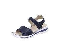 ARA Femme Tampa Sandale, Bleu, 37 EU