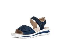 ARA Femme Tampa Sandale, Bleu, 39 EU