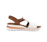ARA Femme Tampa Sandale, Cognac Blanc, 39 EU