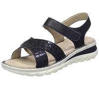 ARA Femme Tampa Sandales, Bleu, 38 EU