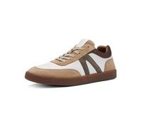 Ara Homme Fabiano Basket, Beach Weiss Mocca Salvia, 43 EU