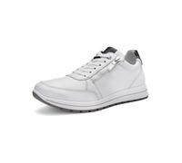 Ara Homme Matteo Basket, Blanc/Bleu, 43 EU Large