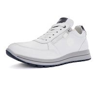 ARA Homme Matteo Basket, Blanc/Bleu, 45 EU Large