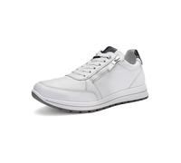 Ara Homme Matteo Basket, Blanc/Bleu, 46 EU Large