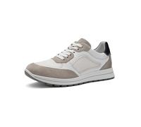 Ara Homme Matteo Basket, Pebble Blanc/Bleu, 45 EU Large
