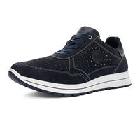 ara Matteo Baskets pour Homme, Bleues, Largeur 43 UE, Bleu, 43 EU Weit
