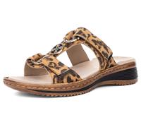 ARA Mule beige foncé / chocolat / noir, Taille 40