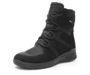 ARA Munich GTX Bottines pour femme Noir Largeur 39 EU, Noir, 39 EU Large