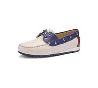 Ara Newport Mocassins pour Femme, crème, Encre et Cerise, Taille 42,5 EU