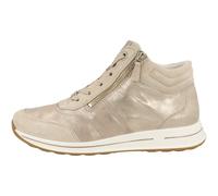 Ara Osaka 2.0 Baskets Basses Femme Chaussures de Sport Beige Cuir