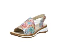 ARA Sandales 'Hawaii' bleu / marron / rouge / blanc, Taille 38